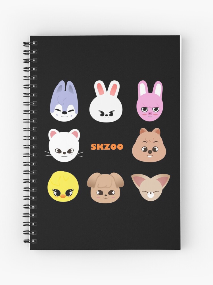 SKZOO Stray Kids Spiral Notebook for Sale by Jessica Soriano