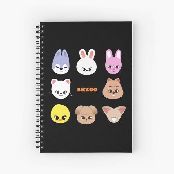 SKZOO Diary Spiral Notebook Leebit Aka Lee Know of Stray Kids Ruled Line  Journal 