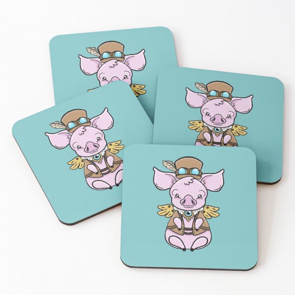 Item preview, Steampunk Humphrey the aviator pig designed and sold by Breezeworks.