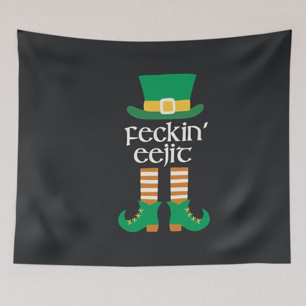 Item preview, Feckin Eejit St. Patrick's Day Saint Paddy Funny Irish Slang Ireland designed and sold by gkao.