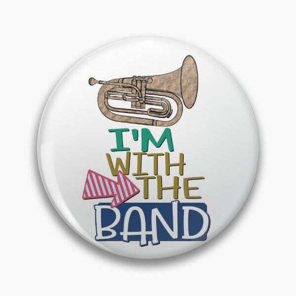 Item preview, I'm With The Band - Baritone designed and sold by BandMomDesigns.