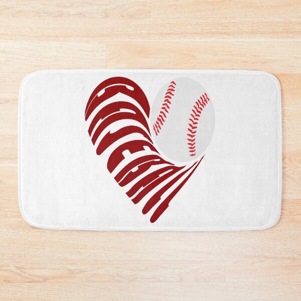 Item preview, Baseball love design artistic Design red & white designed and sold by BRtisticDesigns.