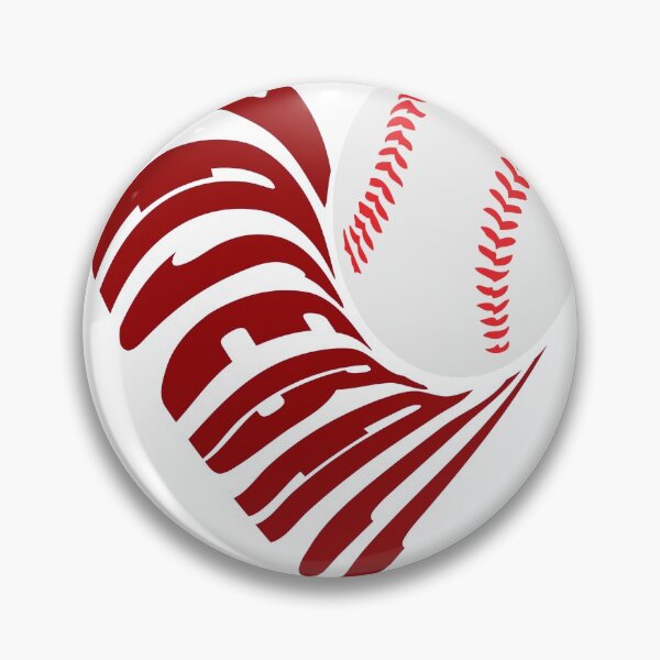 Item preview, Baseball love design artistic Design red & white designed and sold by BRtisticDesigns.