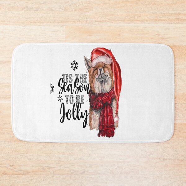 Item preview, Tis The Season To Be Jolly artistic Christmas fox gift idea designed and sold by BRtisticDesigns.