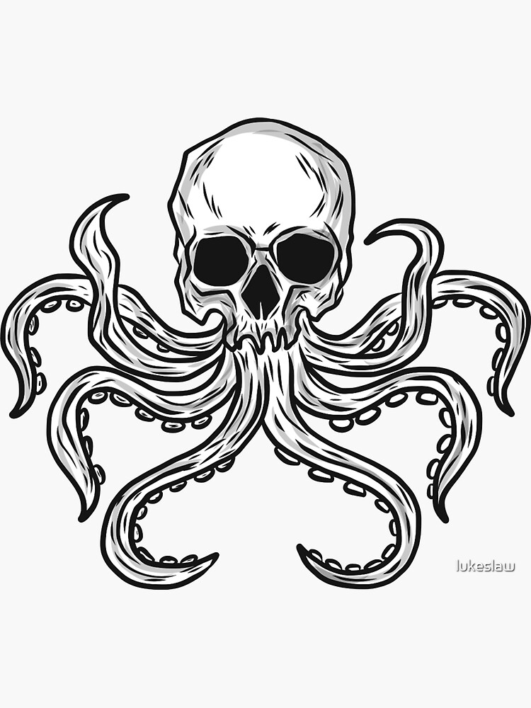 "Skeleton Scary Skull Octopus Halloween Rock And Roll best gift ideas