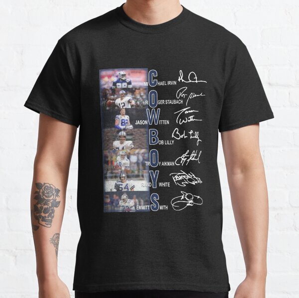 Cowboys Michael Irvin Roger Staubach Classic T-Shirt