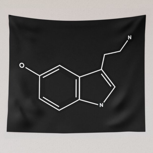 Item preview, Serotonin Molecule designed and sold by Anna3321Designs.