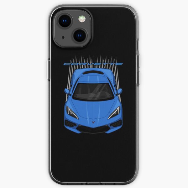 Chevrolet Corvette C8 2020 Rapid Blue T-ShirtChevrolet Corvette C8 2020 - Rapid Blue iPhone Flexible Hülle