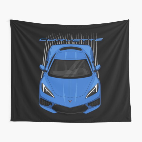 Chevrolet Corvette C8 2020 Rapid Blue T-ShirtChevrolet Corvette C8 2020 - rapid blue Tapestry