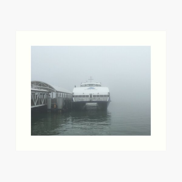 Aperçu de l'œuvre San Francisco Ferry in Fog créée et vendue par Willis Turner.