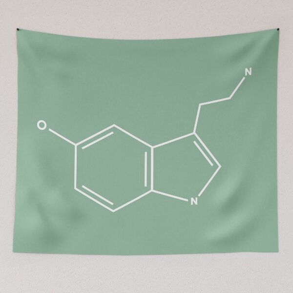 Item preview, Serotonin Molecule designed and sold by Anna3321Designs.