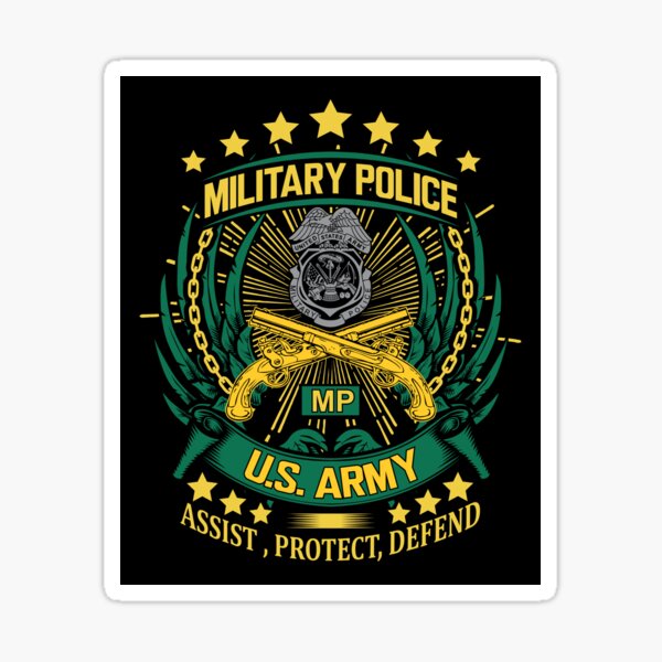 Military Police, Assist, Protect, Defend! Sticker
