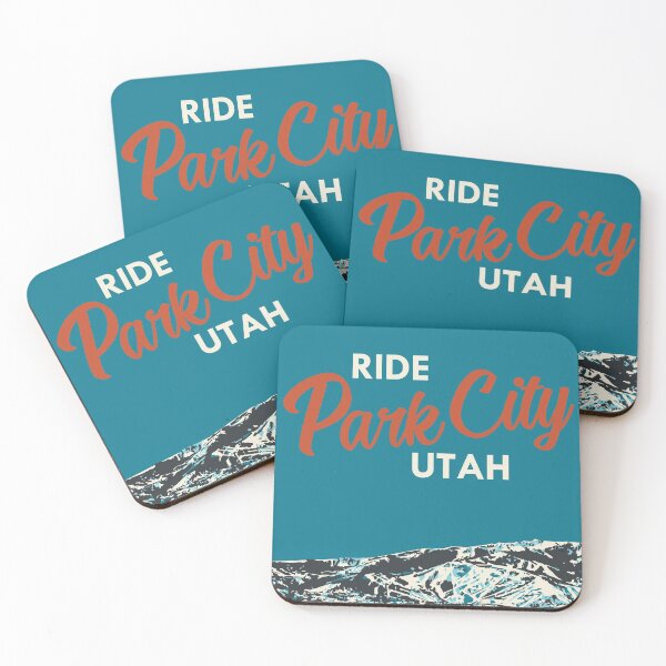 Item preview, Park City Utah Vintage Snowboarding Poster designed and sold by ROEDERcraft.