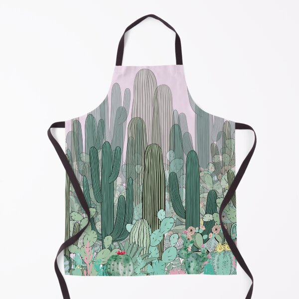 Item preview, Dusty pink desert cacti cute print designed and sold by TheWaterBirds.