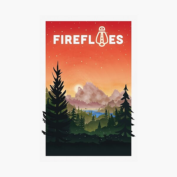 Fireflies Photographic Print