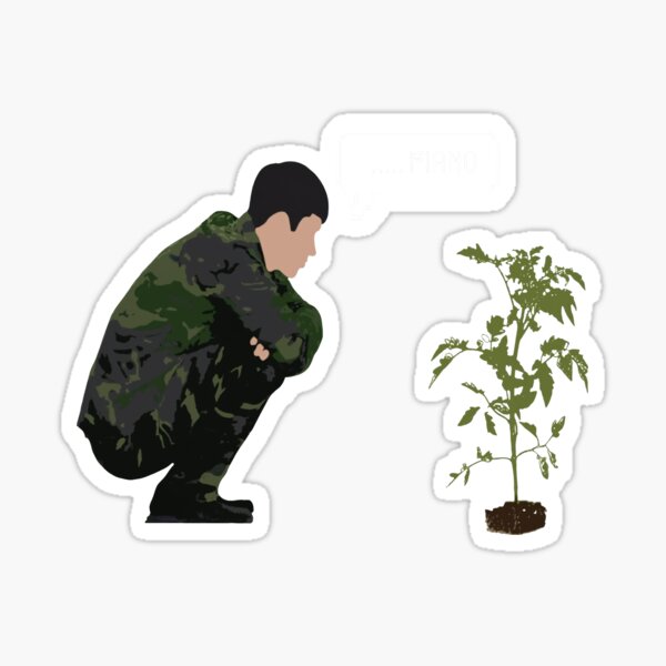Crash Landing On You Tomato Cultivator Sticker