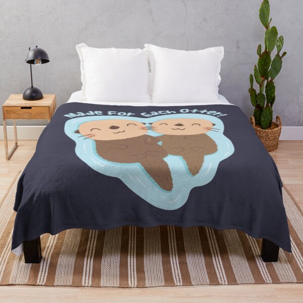 Item preview, Cute Sea Otters Holding Hands, Made For Each Otter designed and sold by rustydoodle.