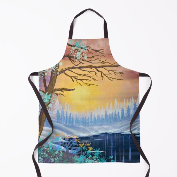 Item preview, Winter Splendor Tree Line Landscape designed and sold by sunnthreads.