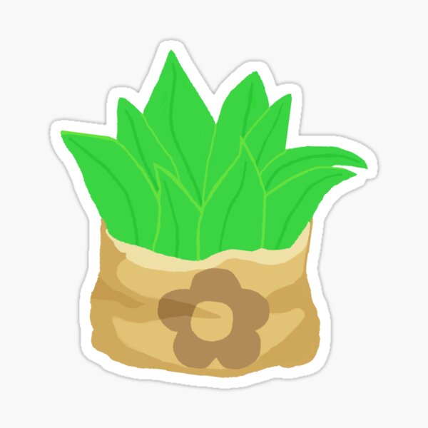 "ACNH clump of weeds " Sticker by KwuarmSmoke Redbubble