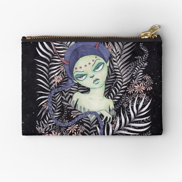 Spring Queen Zipper Pouch