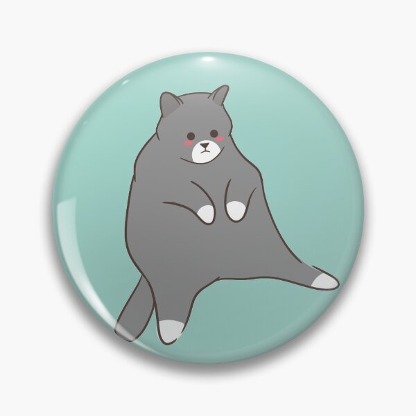 Item preview, Cute fat tuxedo cat designed and sold by CricketDoodles.