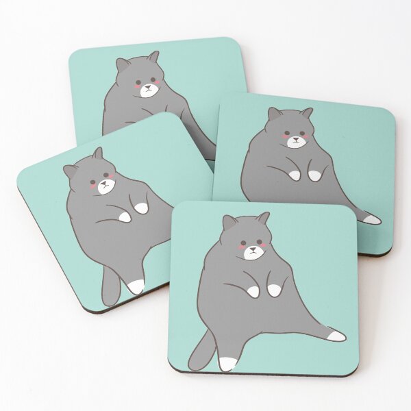 Item preview, Cute fat tuxedo cat designed and sold by CricketDoodles.