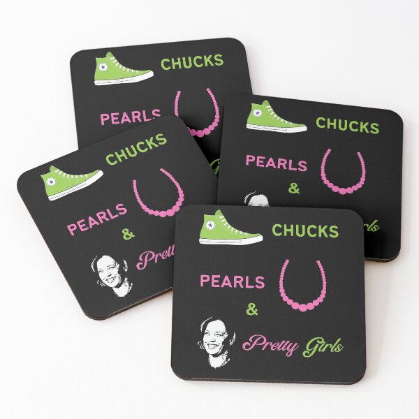 Item preview, Kamala Harris Chuck, Pearls, and Pretty Girls Biden Harris Inaguration 2021 designed and sold by JonesWorldOrder.
