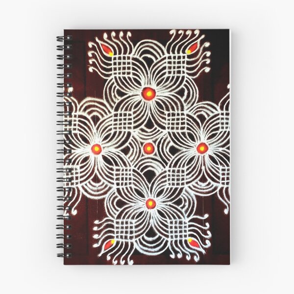 Item preview, Cosmic waves kolam designed and sold by HemaKrishna.