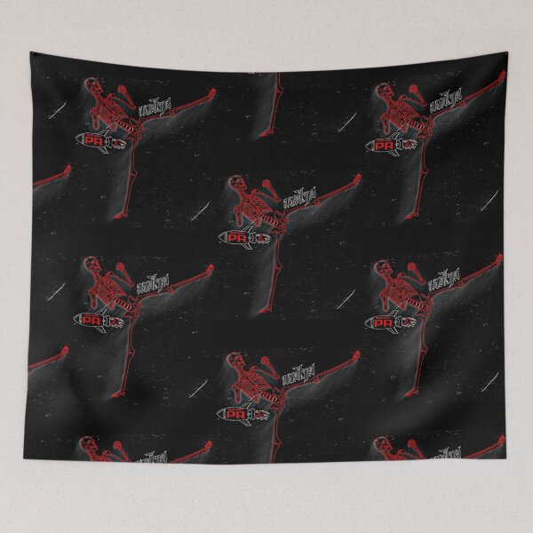 Item preview, Muay Thai Skeleton designed and sold by MORIANO TATTOOS.