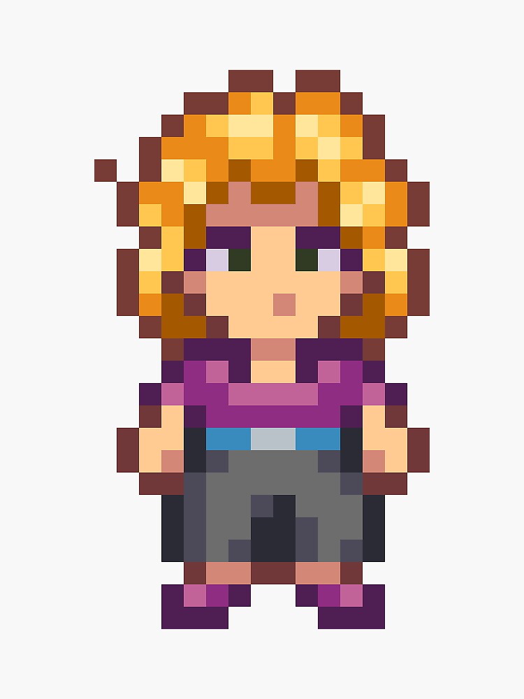 "Stardew Valley Pam Full Body" Sticker by Augustine87 Redbubble