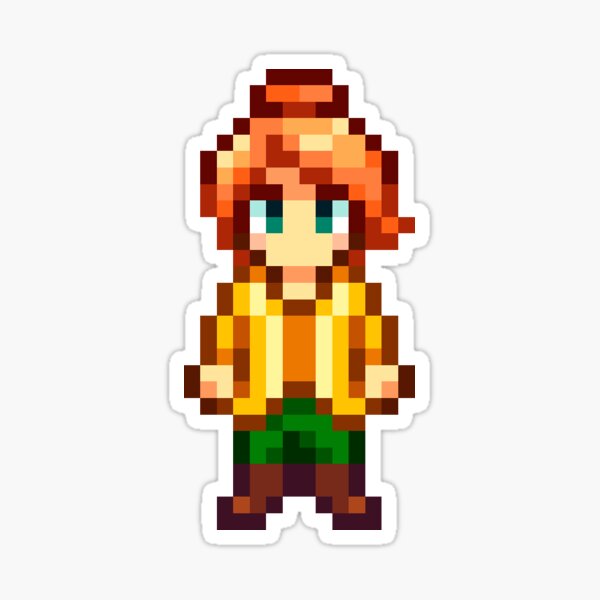 Stardew Valley Robin Full Body Sticker By Augustine87 Redbubble