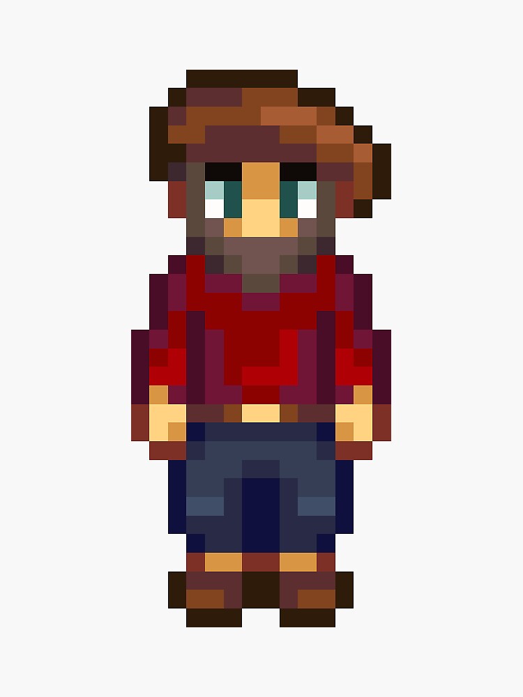 Pegatina for Sale con la obra «Stardew Valley - Willy de cuerpo 