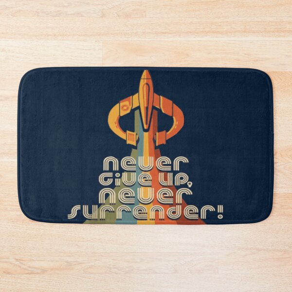 Item preview, never give up never surrender designed and sold by Crosslete.