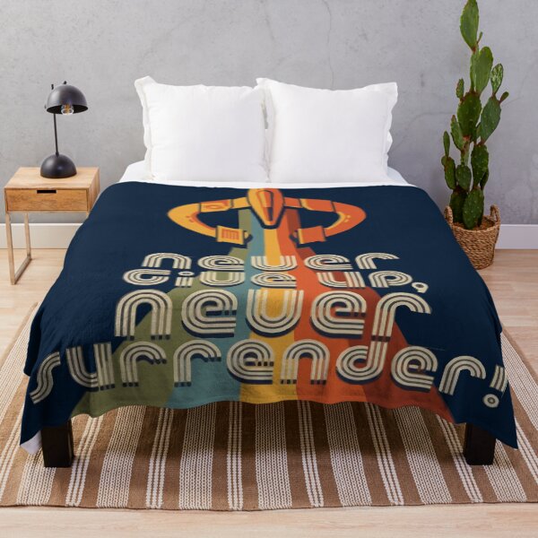 Item preview, never give up never surrender designed and sold by Crosslete.