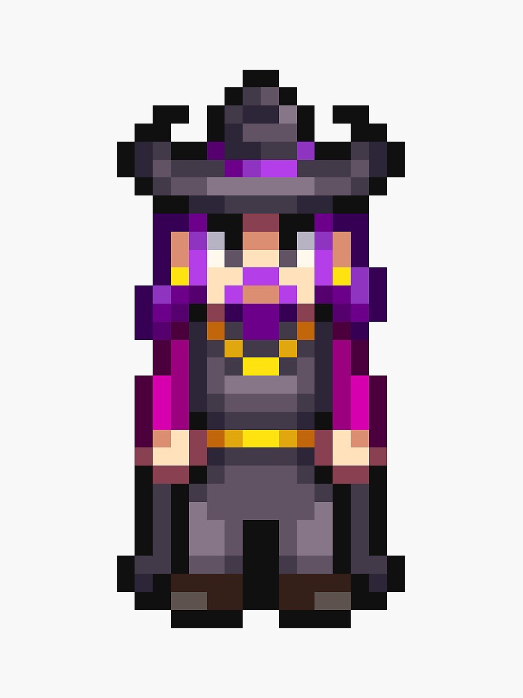Stardew Valley - Wizard Full Body&quot; Sticker for Sale by ATL 