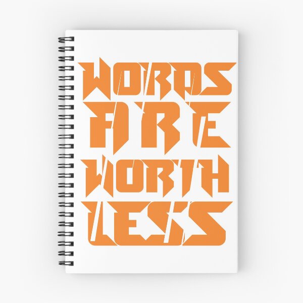 Item preview, Words Are Worth Less designed and sold by Clothesify.