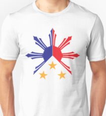 Tribal Philippines Filipino Sun and Stars Flag Unisex T-Shirt