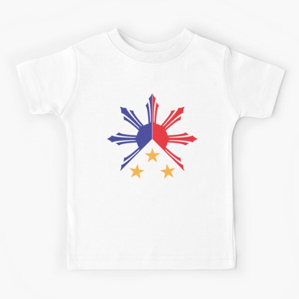 Tribal Philippines Filipino Sun and Stars Flag Adult Mens Sports Long Sleeve Hoody T-Shirt
