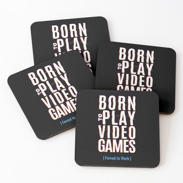 Item preview, Born to Play Video Games l Force to Work l Gamer Life Style l Gaming Routing l Gaming Apparel l  Im A Gamer Girl designed and sold by T1337.