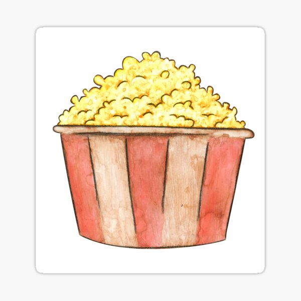 Popcorn Sticker
