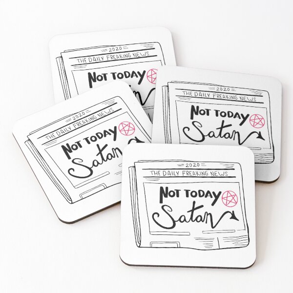 Item preview, Not today satan designed and sold by Experiencia Lunar.