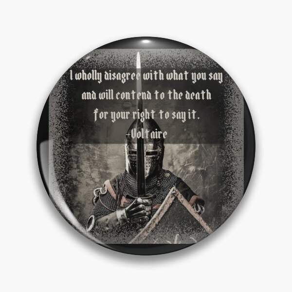 Item preview, Voltaire - I Disagree designed and sold by Sean Kilgo.