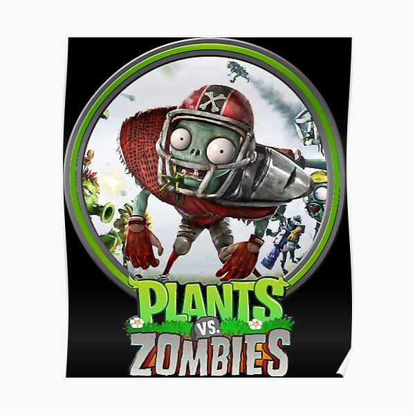 Plants Vs Zombies Posters Redbubble   Poster,504x498,f8f8f8 Pad,600x600,f8f8f8 