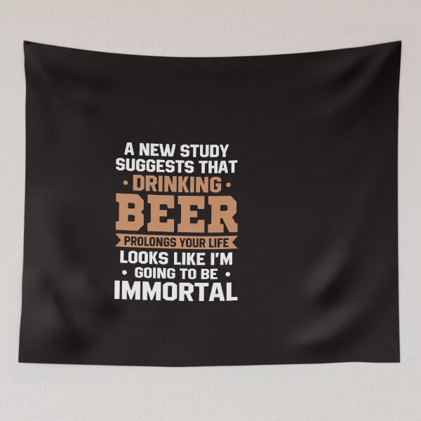 Item preview, Drinking Beer Prolongs your life looks like designed and sold by malek24.