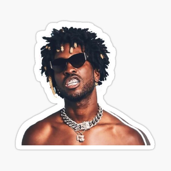 SAINt Jhn Music inspired Fanart Sticker