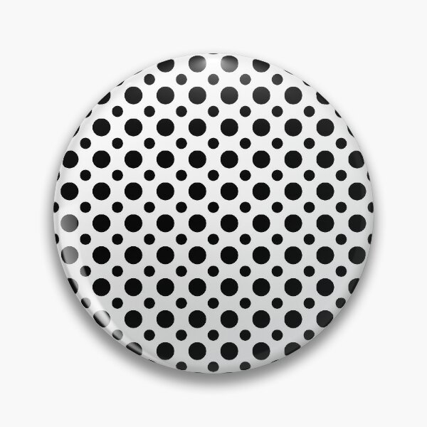 Item preview, Small and large black minimalist polka dots designed and sold by RoguePixel.