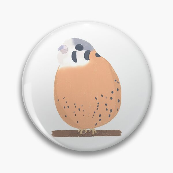 Item preview, Cute Derpy American Kestrel Borb designed and sold by samw-creations.