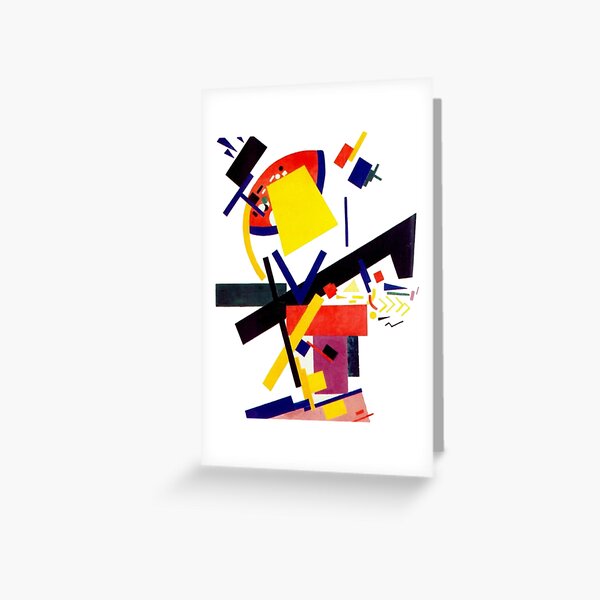 Супрематизм: Kazimir Malevich Suprematism Work Greeting Card