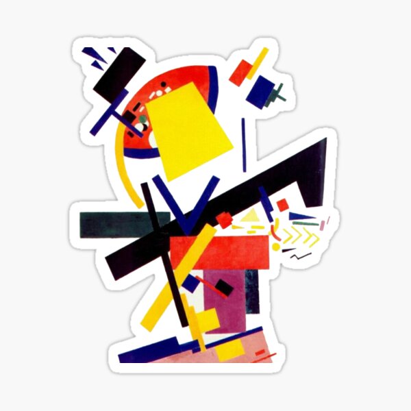 Супрематизм: Kazimir Malevich Suprematism Work Sticker