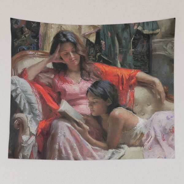 Item preview, Sapphic Renaissance Painting designed and sold by VanillaBubble.